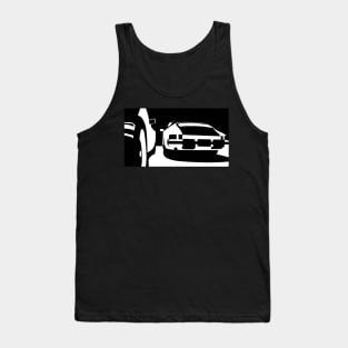 Car Silhouette Tank Top